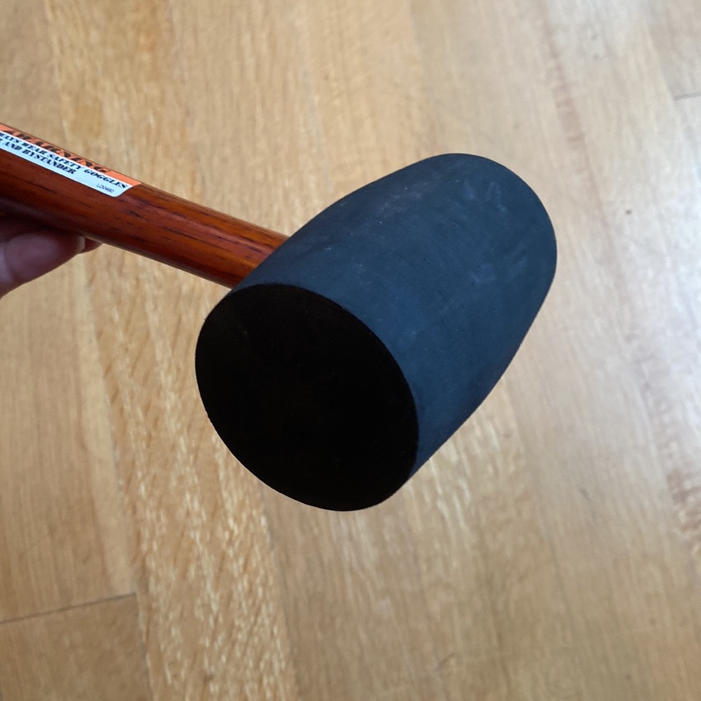 RARE Craftsman Rubber Mallet 45787 Hickory Handle LIKE NEW - Picture 15 of 15
